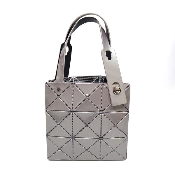 ISSEY MIYAKE イッセイ ミヤケ ハンドバッグ BAOBAO カラット BB33AG610 グレー系 mo278