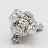 ブタ チャームトップ K18WG ホワイトゴールド 約1.6g アニマルチャーム アクセサリー