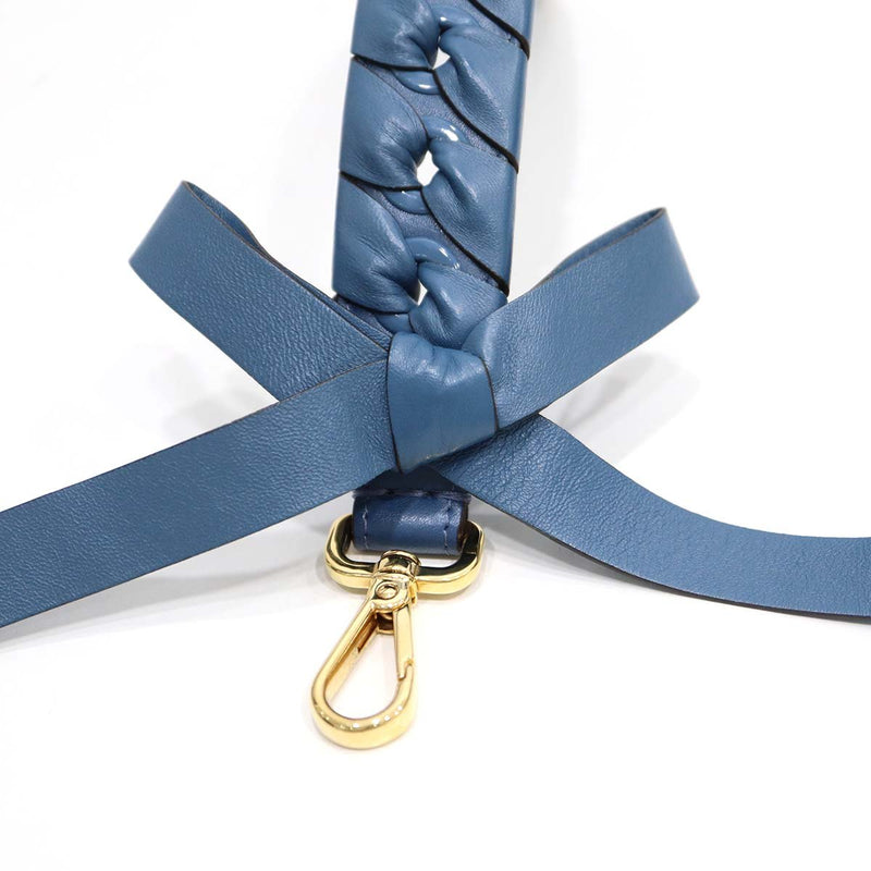 ぱるむ 　FENDI ストラップ ユー ミニ　レザー ショルダーストラップ FENDI フェンディ ミニ ストラップ ユー ブルー ハンドル 持ち手