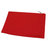 HERMES エルメス ポーチ ヨッティング GM フラットポーチ 化粧ポーチ 小物入れ レッド H22338