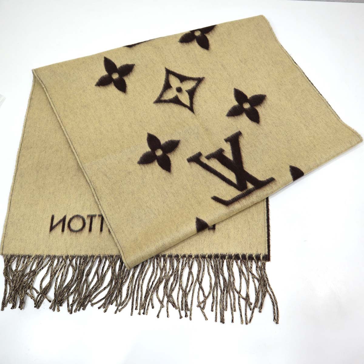 ルイヴィトン LV エシャルプ・レイキャビック カシミヤ100％ M71041