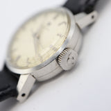 稼働 腕時計 OMEGA オメガ cal.252 2843.61 手巻き シルバー色文字盤 レディース ベルト尾錠社外 H23171