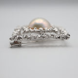 TASAKI タサキ ブローチ パール 約15.8g シルバー アクセサリー K1469!