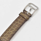 稼働 腕時計 HERMES エルメス ケープコッド CC1.232 ベゼルダイヤ 8PD QZ 白シェル文字盤 2024.7月電池交換 eco1023