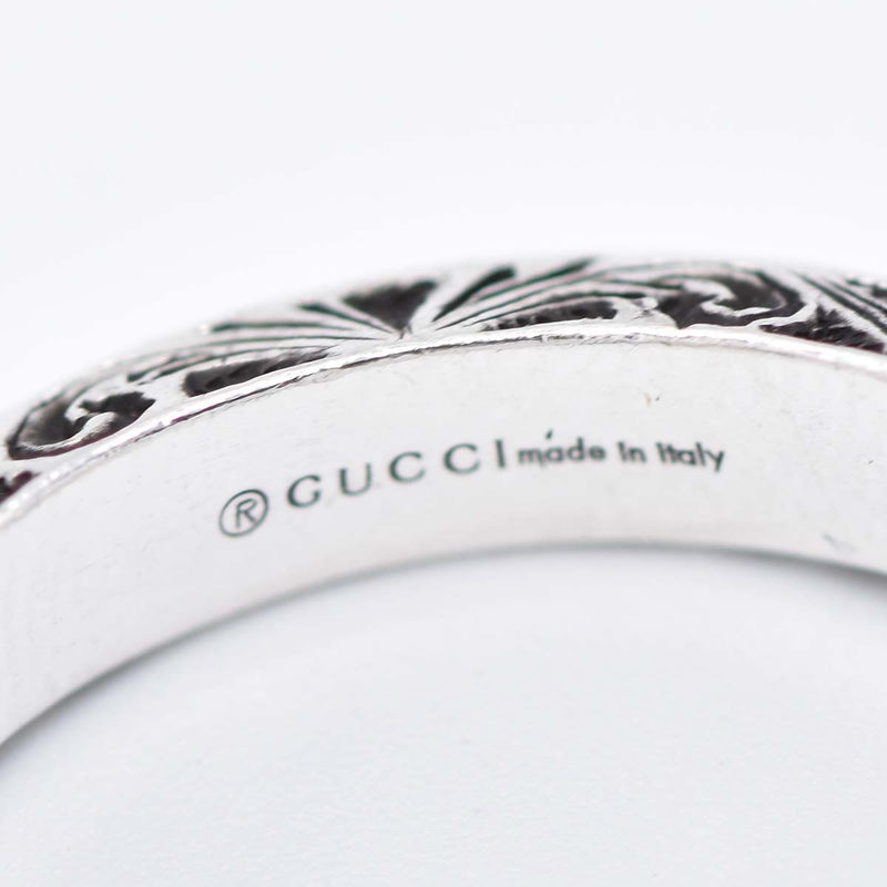 GUCCI グッチ リング ダブルGキーリング 15号 約5.7g シルバー SV 925 アクセサリー 24s931-1