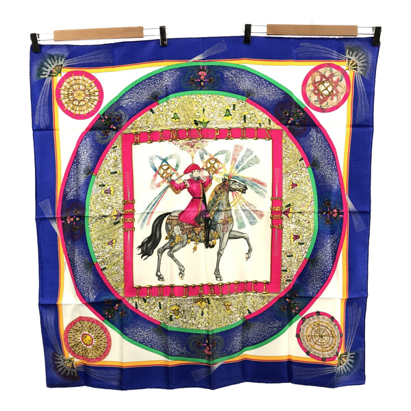 エルメス☆カレ90☆スカーフ☆シルク☆FEUX D'ARTIFICE（花火） MxOQsDjBsujJ5AOheArz66PLettGnA