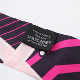HERMES エルメス ツイリー JEU DE SOIE UNIFORME シルクゲーム ピンク シルク100 箱 26k308-2