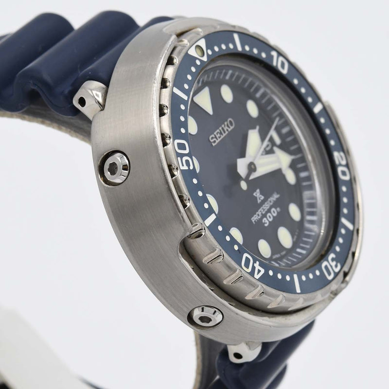 稼働 腕時計 SEIKO セイコー SBBN043 7C46-0AN0 プロスペックス マリーンマスター クォーツ 青系文字盤 箱・保証書有 H19366