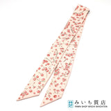 HERMES エルメス ツイリー Red berries レッドベリー シルク100% ピンク 服飾小物 H19220