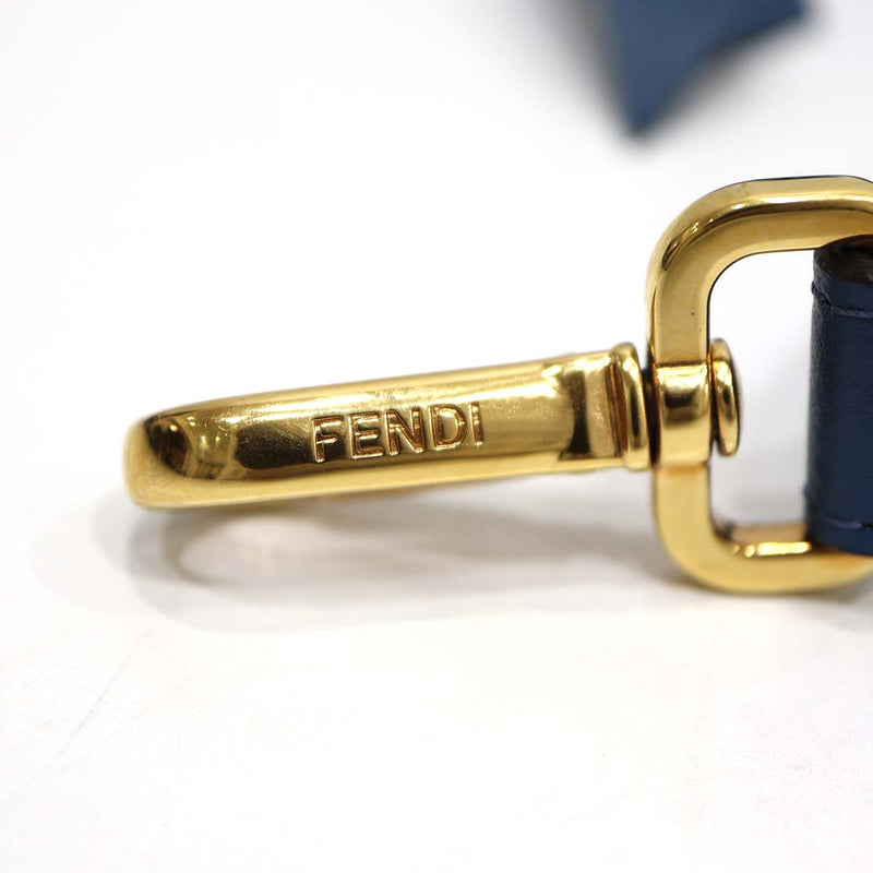 FENDI フェンディ ミニ ストラップ ユー ブルー ハンドル 持ち手