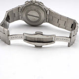 稼働 腕時計 BVLGARI ブルガリ Diagono ディアゴノ 40mm DG40SCH クロノグラフ 自動巻き SS 箱取説 ok1653