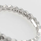 仕上済 CHAUMET ショーメ リング ビーマイラブ #52 11.5号 750 D 2.2g ジュエリー 箱有 H10953