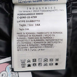 MONCLER モンクレール ダウンジャケット H29541A00015 5964D サイズ14A フェイクファー ブラック レディース H21907