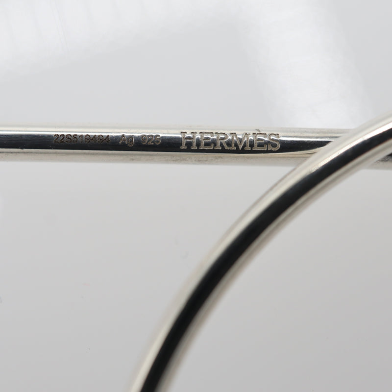 HERMES エルメス ピアス ループ MM SV 925 約11.5g アクセサリー 箱袋