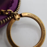 LOUIS VUITTON LV ルイヴィトン コインパース M68291 モノグラム デニム ラウンド ポーチ キーチェーン付 M4455