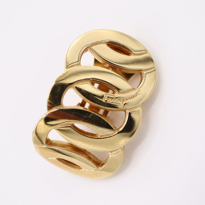 Salvatore Ferragamo サルヴァトーレフェラガモ イヤリング ゴールドカラー アクセサリー レディース H6008