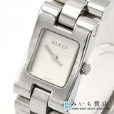 腕時計 稼働 GUCCI グッチ 2305L クォーツ シルバー色文字盤 レディース 25k461-1