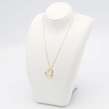 仕上げ済 TIFFANY&Co. ティファニー ネックレス オープンハート 750 ゴールド アクセサリー 約5.4g H16947