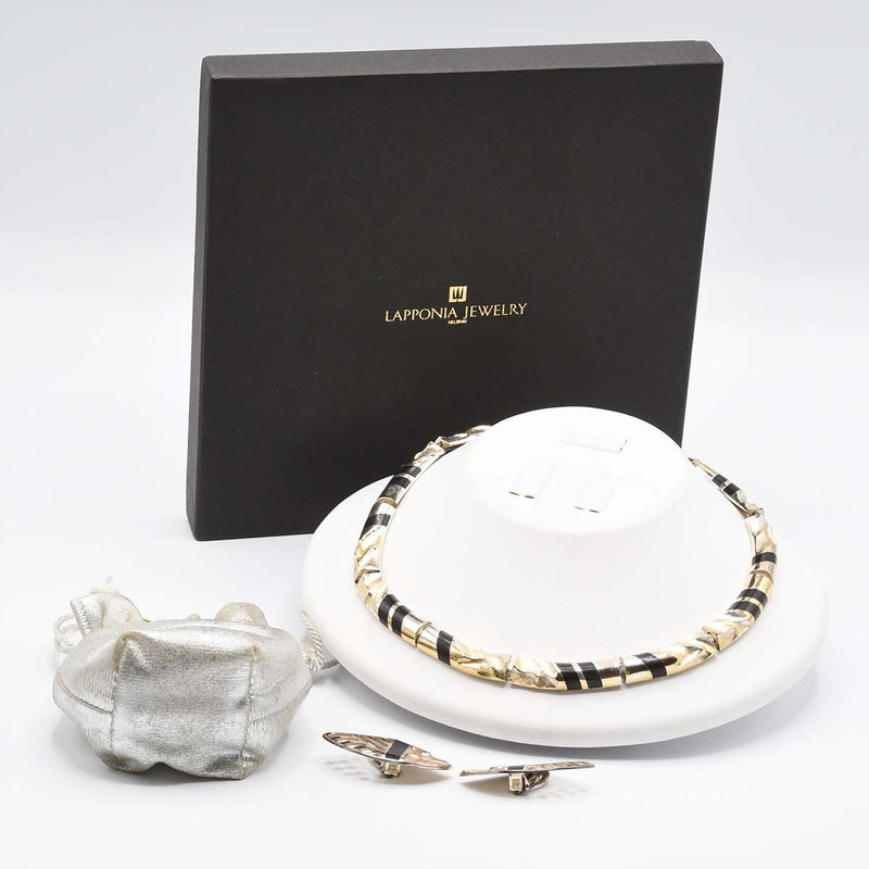 Lapponia ラポーニア ネックレス イヤリング セット シルバー 925 104.7g BANTU/ZANZIBAR アクセサリー 25k739-4