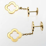 仕上済 VanCleef&Arpels VCA ヴァンクリーフ&アーペル ピアス ビザンチン アルハンブラ K18 750 5.3g アクセサリー H14054