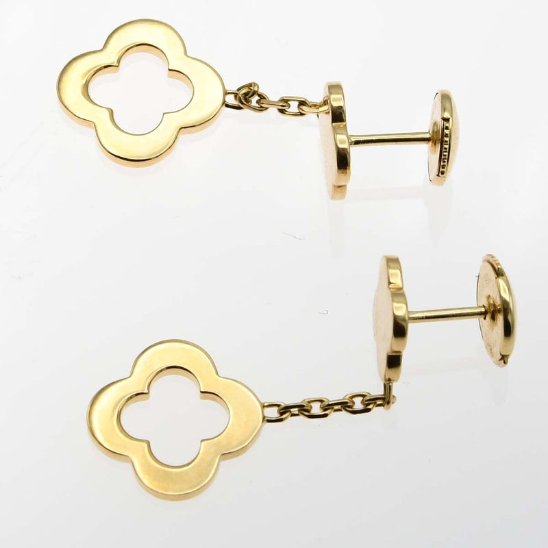 仕上済 VanCleef&Arpels VCA ヴァンクリーフ&アーペル ピアス ビザンチン アルハンブラ K18 750 5.3g アクセサリー H14054