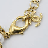 CHANEL シャネル ネックレス A24 ココマーク フェイクパール カラーストーン ピンク系 アクセサリー 箱有 H19938