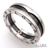 BVLGARI ブルガリ B-zero1 ビーゼロワン セーブザチルドレン 1バンド リング 指輪 925 #64 約22.5号 7.5g 箱 26k593-1