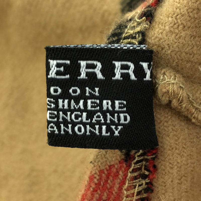 BURBERRY バーバリー ロンドン ポンチョ ノバチェック ベージュ カシミア100 ok360-33