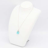 TIFFANY＆Co. ティファニー ネックレス ショッパー モチーフ ペンダント Ag925 シルバー 約5g アクセサリー レディース 箱有 H5524
