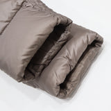 MONCLER モンクレール ROMARIN ロゴワッペン付フーデッドダウンコート 120934936505 53048 サイズ2 ブラウン系 H21141