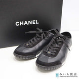 CHANEL シャネル スニーカー ブラック W G45715 サイズ43 28cm メンズ 靴 箱袋あり M4375