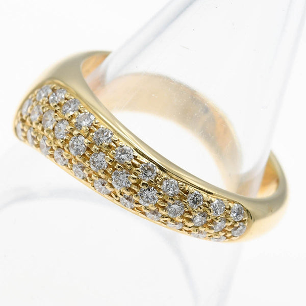 仕上済 CHAUMET ショーメ ヴェニスリング ダイヤ 指輪 750 D入り 約14.5号 約6.9g ジュエリー アクセサリー 箱有 H9463