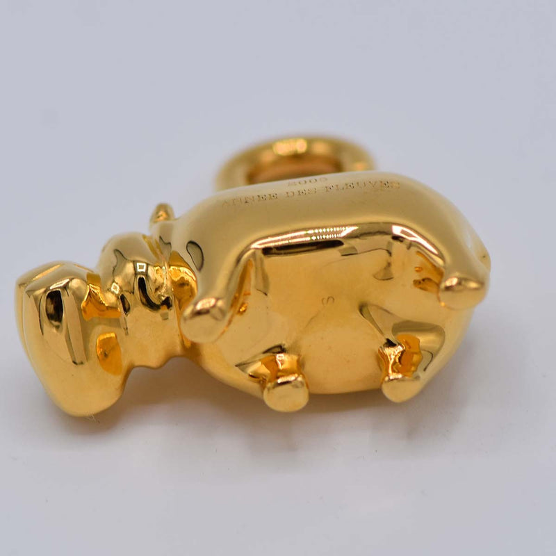 HERMES エルメス カデナ カバ ヒポポタマス ANNEE DES FLEUVES 2005年 バッグチャーム アクセサリー H18949