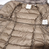 MONCLER モンクレール ROMARIN ロゴワッペン付フーデッドダウンコート 120934936505 53048 サイズ2 ブラウン系 H21141
