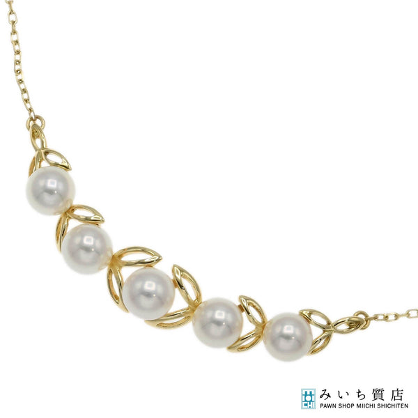 仕上済 MIKIMOTO ミキモト パール ネックレス K18 約5.0g レディース ジュエリー H18013