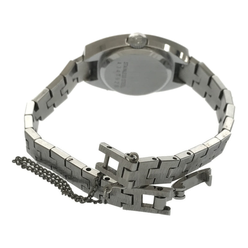 稼働 腕時計 RADO ラドー Bernina ベルニア 手巻き SS シルバー色文字盤 ベルト社外品 H.119