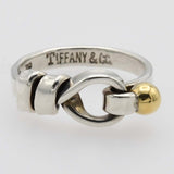 TIFFANY&Co. ティファニー 7.5号 フック＆アイ ラブノット 925 750 2.8g アクセサリー H8629