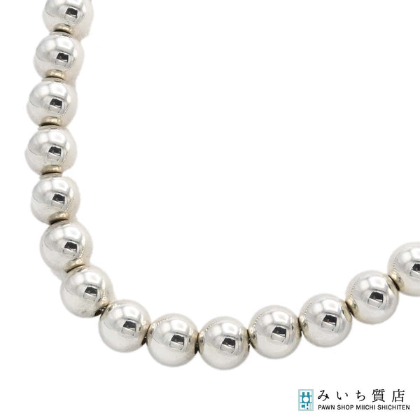 銀製品 約163.40 grms Silver Fine. 950. 925 TIFFANY＆Co. ティファニー ボールチェーン ネックレス 925 シルバー