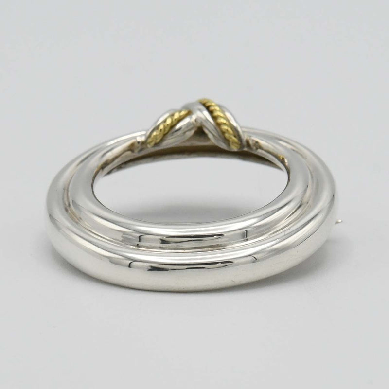 TIFFANY＆Co. ティファニー シグネチャー ブローチ シルバー  925 コンビ 約9.4g アクセサリー レディース H6881-1