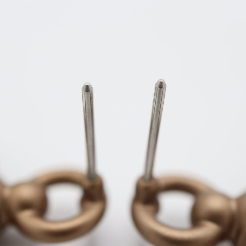 HERMES エルメス ピアス ループ PM レザー アクセサリー HERMES エルメス ピアス ループ PM レザー アクセサリー