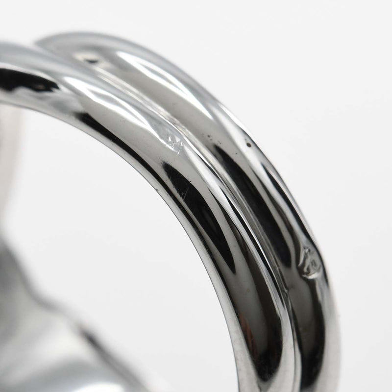 仕上済 CHANEL シャネル リング 8号 #49 750 13.3g アクアマリン サファイア ジュエリー H19158
