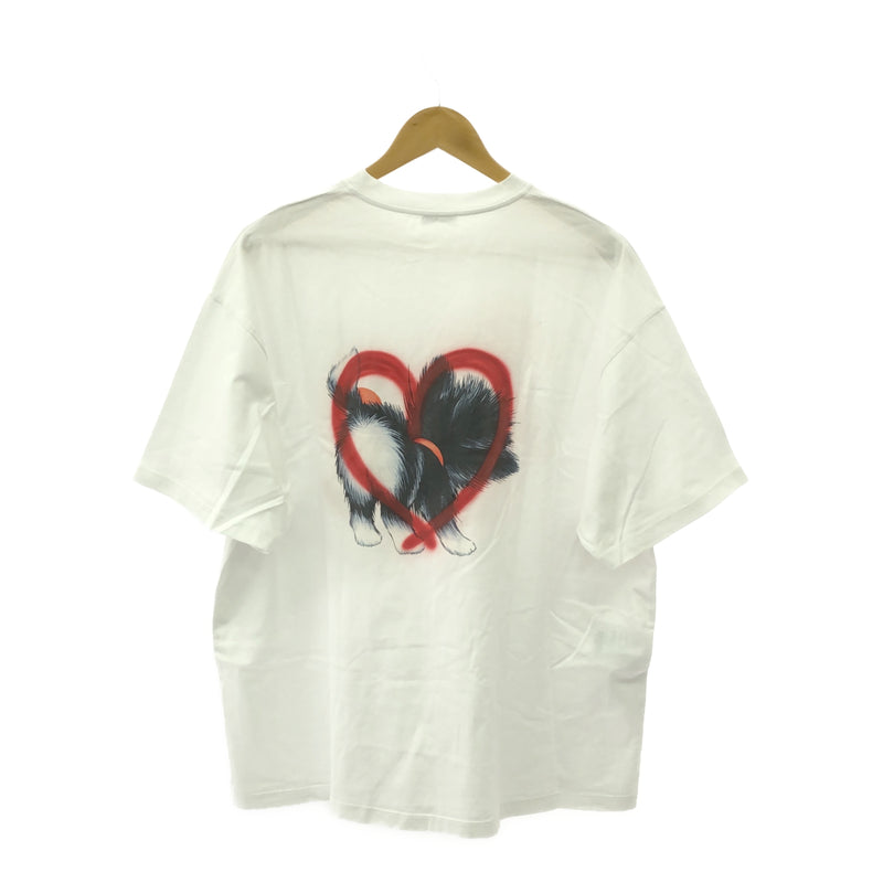 miumiu ミュウミュウ Tシャツ 半袖 トップス 猫 ネコ キャット サイズS 綿100 ホワイト系 H18922