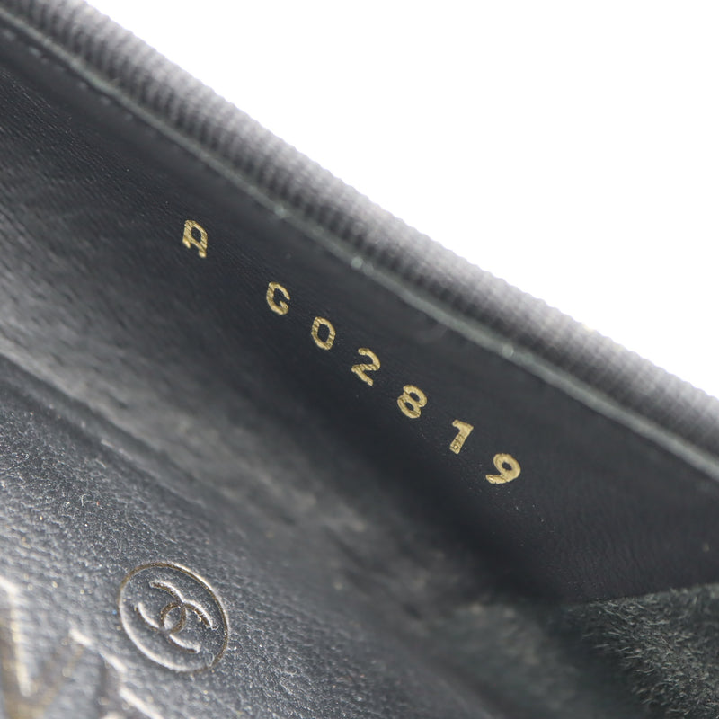 CHANEL シャネル G02819 バレエシューズ パンプス フラットシューズ 靴 36C レディース ブラック 箱有 25k255-3