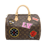 LOUIS VUITTON ルイヴィトン 2wayバッグ スピーディ30 バンドリエール M43989 パッチーズ ボストン 箱袋あり maki440