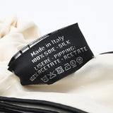 未使用 CHANEL シャネル シュシュ ロゴ リボン シルク100 ヘアアクセ アイボリー系 服飾小物 23k131-2