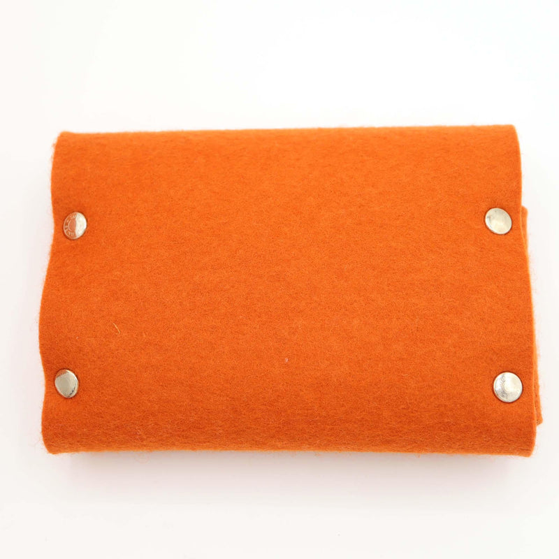 HERMES エルメス エテュイカルト GMトランプケース マルチケース カードケース オレンジ 箱有 21k679-5