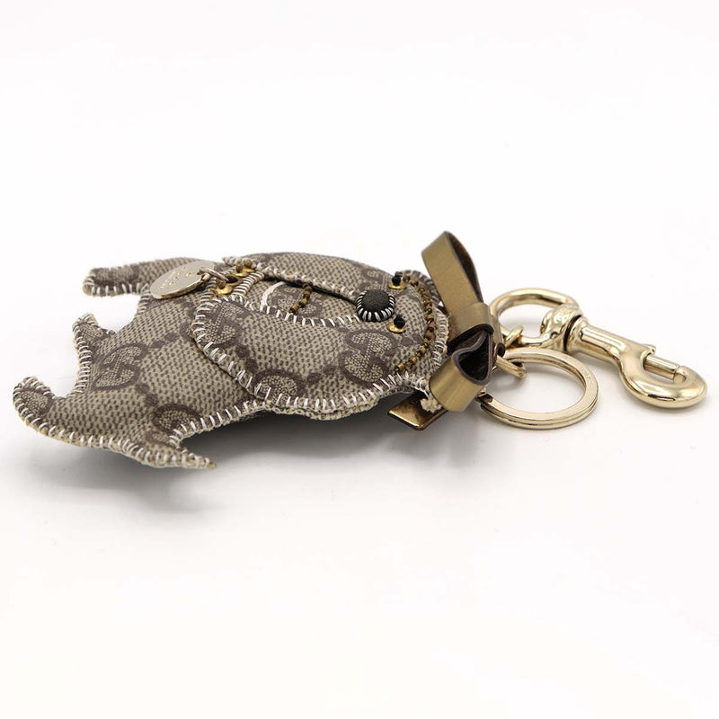 GUCCI グッチ グッチョリシリーズ GG レア キーリング ブルドック アニマル キーチャーム H15891-1