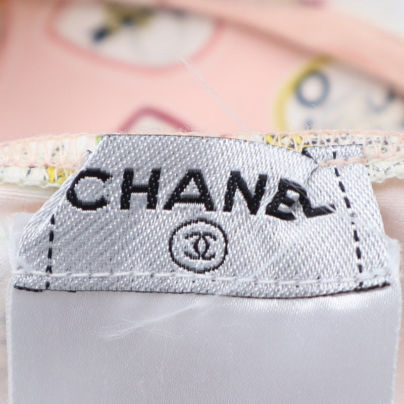 CHANEL シャネル キャミソール P28222 サイズ38 ココマーク バレンタイン 総柄 ピンク レディース トップス 服 H18655