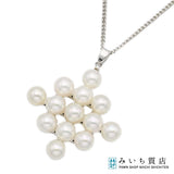 MIKIMOTO ミキモト ネックレス シルバー SV パール アクセサリー ケース有 H25511
