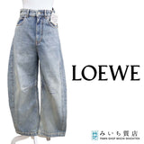 未使用 LOEWE ロエベ デニム パンツ サイズ32 バレル ジーンズ ボトムス 26s4-1
